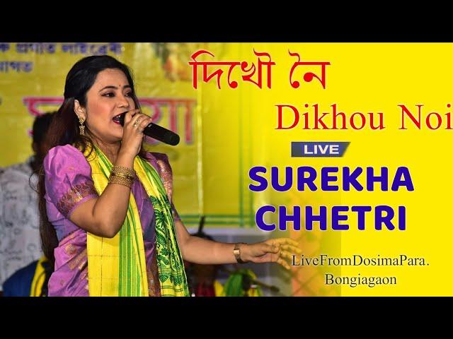 Dikhou Noi || Surekha Chhetri || Live Performances From Dosima Para Ganesh Puja 2023