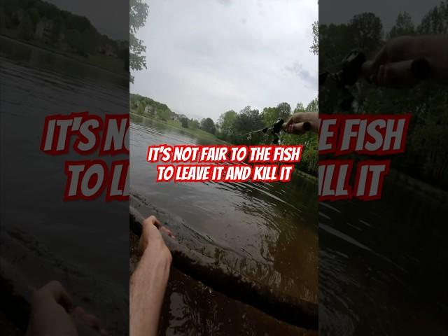 Doing whatever it takes to land a fish #fishing #bassfishing #sketch