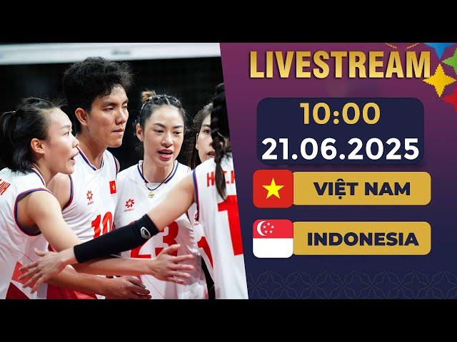 TRỰC TIẾP | VIỆT NAM - INDONESIA | BÓNG CHUYỀN NỮ | ĐỐI THỦ SỪNG SỎ CHẠM TRÁN DÀN SIÊU PHẨM VN
