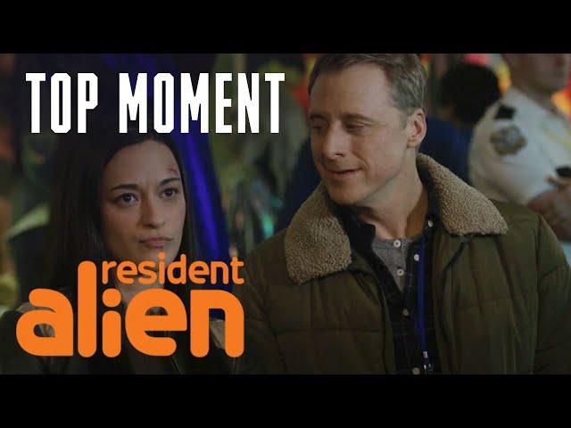 There's An Alien That Owes Harry Money | Resident Alien | SYFY