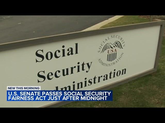 Senate passes Social Security Fairness Act