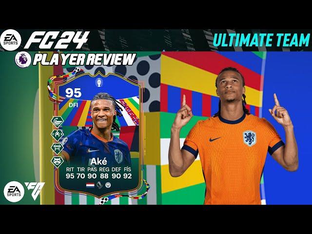 ⭐ESTARA A LA ALTURA DE LOS MEJORES⭐ NATHAN AKE 95 TOTT REVIEW EA FC FIFA 24