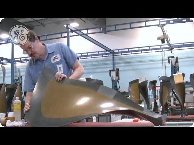 Amazing composite fan blade production… in high speed!