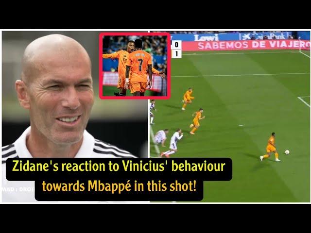 What did Zidane say about what Vinicius did with Mbappé in Real Madrid-Leganés?