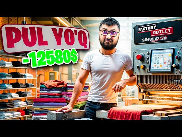 FACTORY OUTLET SIMULATOR / PUL YO'Q #2 / UZBEKCHA LETSPLAY