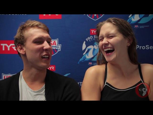 Chase Kalisz and Olivia Smoliga Discuss Potential Cooking Show