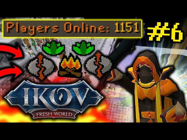 Ikov RSPS Fresh World : BEST RSPS! 1,000+ PLAYERS ONLINE! Realist to Comp Episode #6 ($50 Giveaway)