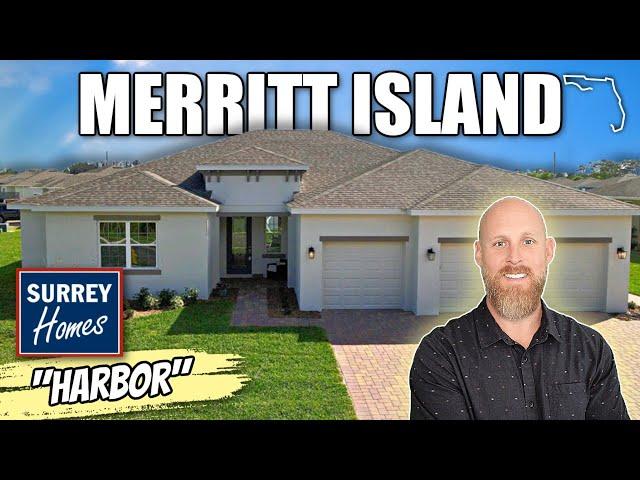  Living in Merritt Island Florida // Surrey Homes Harbor Model Tour // Savannah Landings