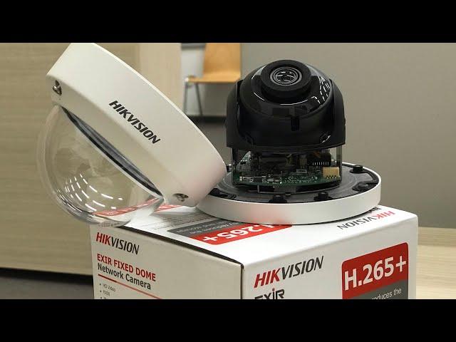 How to setup a network IP camera! HIKVISION Exir fixed dome camera 4MP. Network settings. IT show