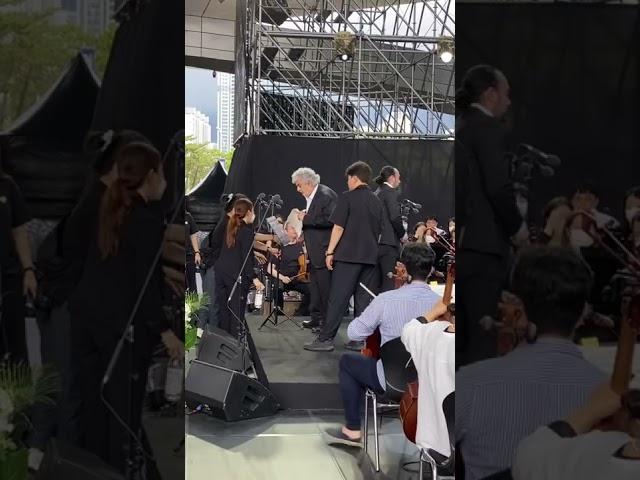 플라시도도밍고 내한공연 리허설