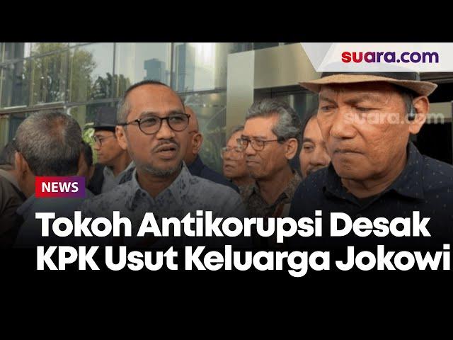 Abraham Samad Cs ke KPK, Desak Pimpinan Antirasuah Usut Dugaan Korupsi Keluarga Jokowi