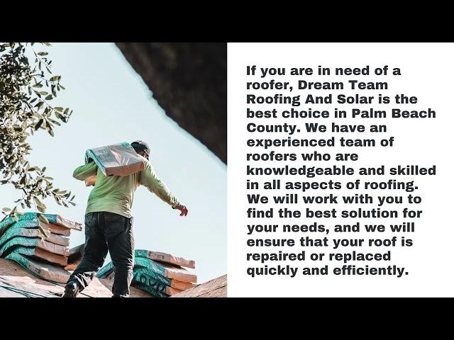 Expeditors Roofing and Solar - Dream Team Roofing And Solar  The Best Roofers in Palm Beach