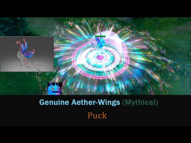 Genuine Aether Wings - Puck 2 skill | DOTA 2