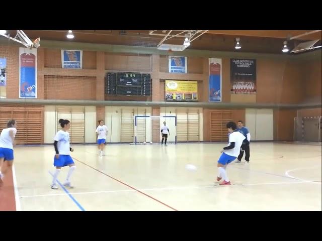 EJERCICIO de #FUTSAL - 2c1 (por banda con finalización)