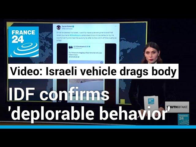 Video of Palestinian body dragged by Israeli army vehicle was filmed in Israel, not Gaza