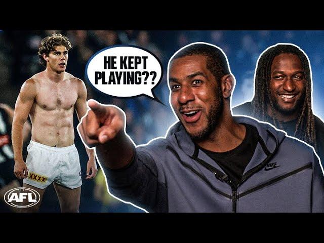 NBA LEGEND reacts to CRAZY AFL moments 