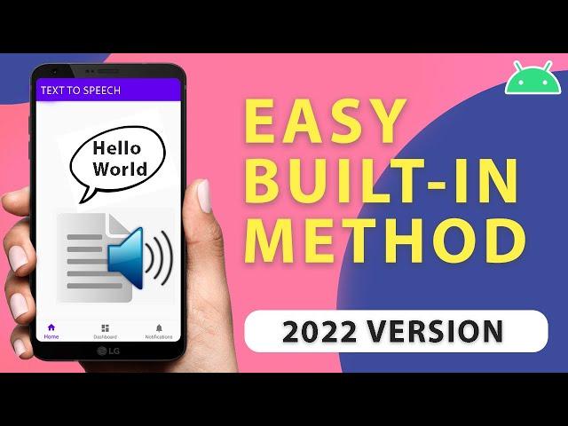 Text To Speech Tutorial - Android Studio Example