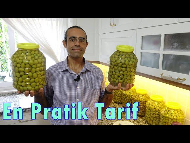 3 Dakikada Yeşil Zeytin Yapımı