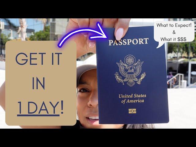 How to Get my U.S. Passport Fast (AS IN 1 DAY!!) | Same Day Passport