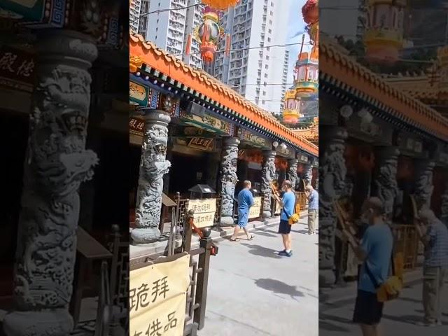 Chinese Temple #hongkong #hk#travel #bisdak #4k #sightseeing  #vlogs #temple #walking #dailyvlog