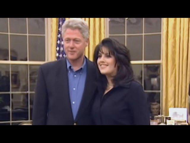 Monica Lewinsky Looks in Awe of President Clinton in Newly Surfaced Video