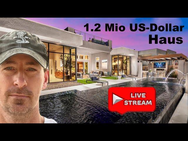 Las Vegas livestream - 1.2 Millionen Haus Tour in den USA  / DEUTSCH