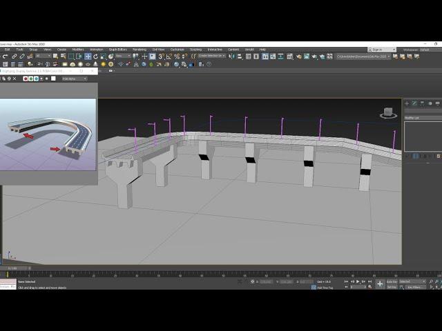 3DsMax Tutorials, Learn using Loft and Modeling a Flyover from Scratch in 3dsmax.