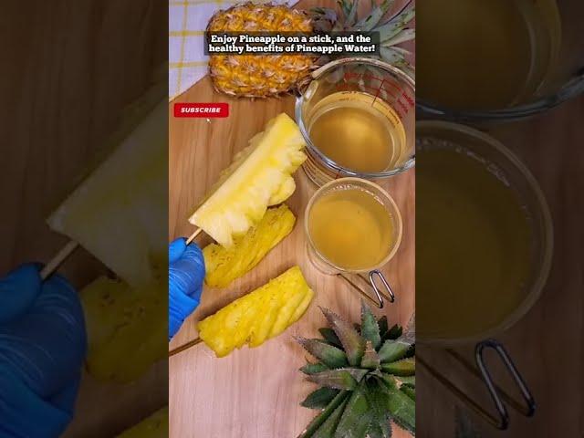 Easiest Way To Peel And Cut Pineapple (Without Wasting) #shorts