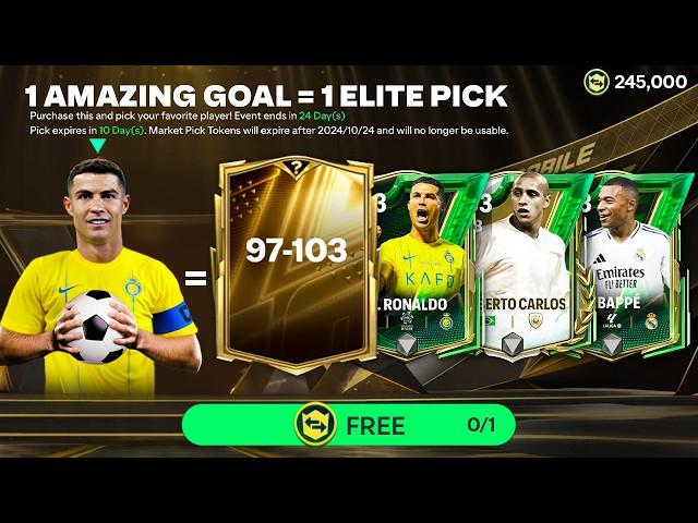 1 AMAZING GOAL = 1 ELITE PICK in FC MOBILE 25 SOCCER!