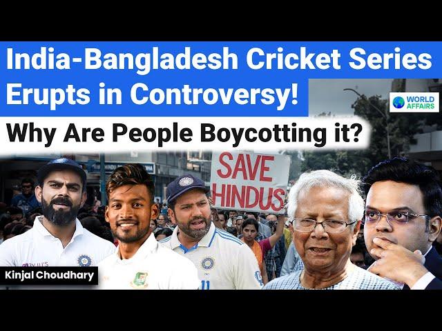 India-Bangladesh Cricket Series Sparks Massive Controversy| Can Sports & Politics Mix? World Affairs