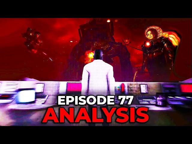 THE END FOR TV-MEN RACE... - SKIBIDI TOILET 77 (full episode) ANALYSIS!