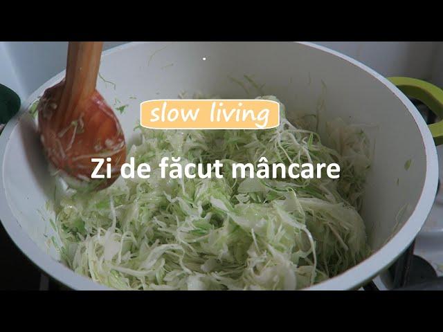 Zi de facut mancare/ Slow living