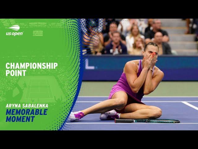 Championship Point | Aryna Sabalenka Wins Her Third Grand Slam Title! | 2024 US Open