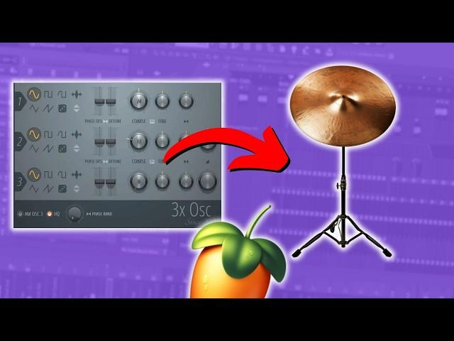 Como hacer Platillos, Hats y Crash (Paso a Paso Desde cero) | FL Studio Tutorial