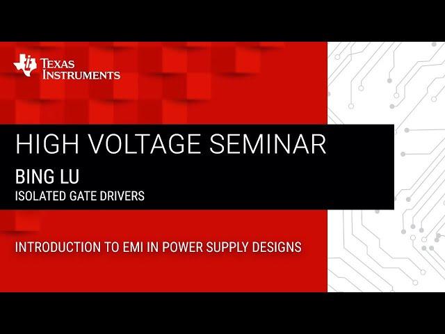 Introduction to EMI in power supply designs