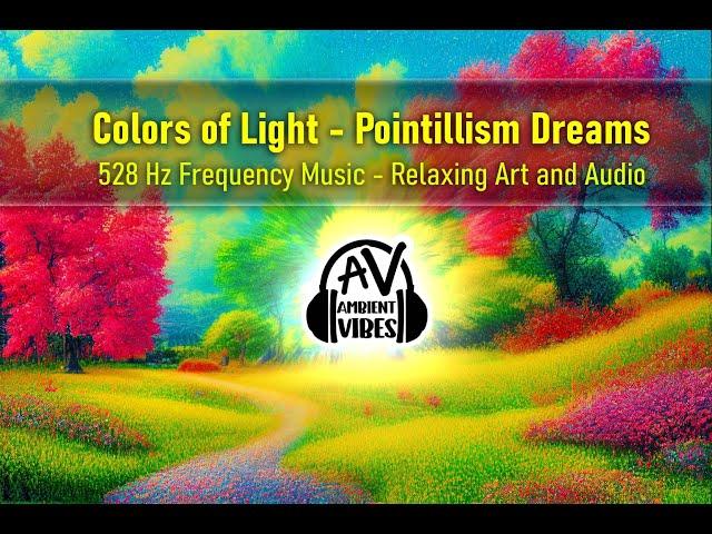 Colors of Light - Pointillism Dreams - 528Hz Relaxing Music Video