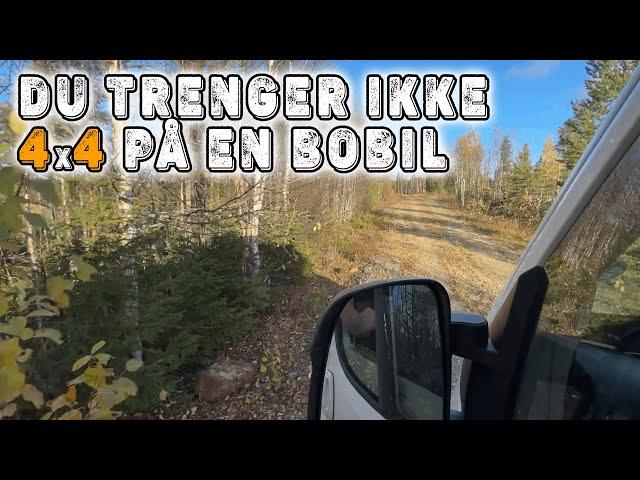 Fricamping i Sverige på tur opp til Nord-Norge i bobil (Vanlife / husbil)