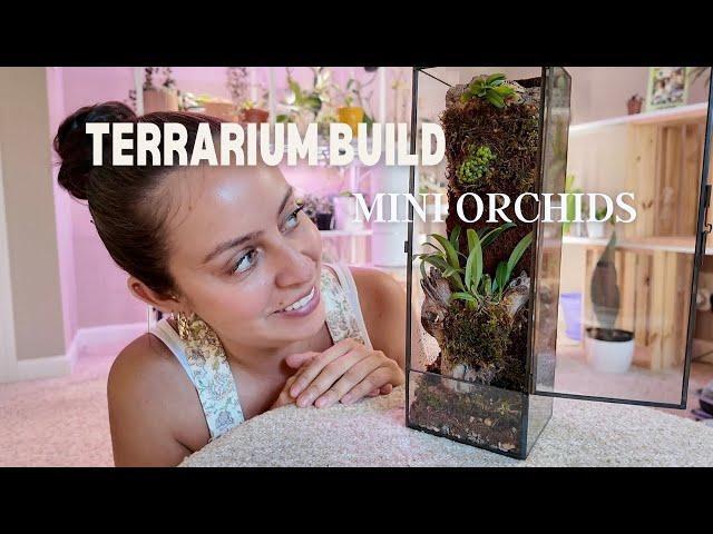 Creating a Mini Orchid Terrarium