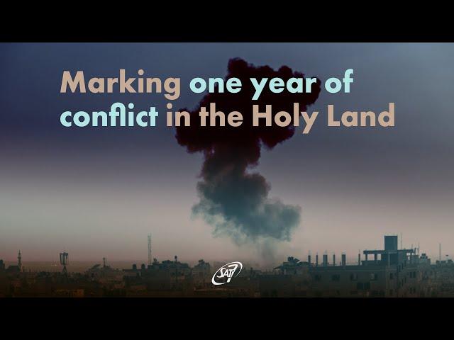 Marking one year of conflict in the Holy Land