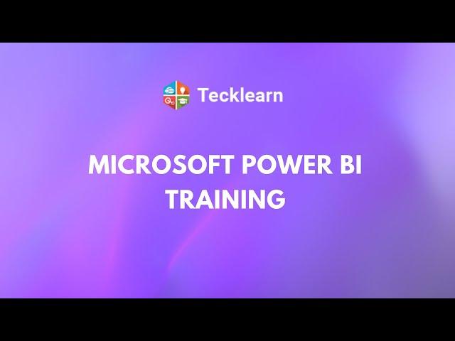 Microsoft Power BI Training