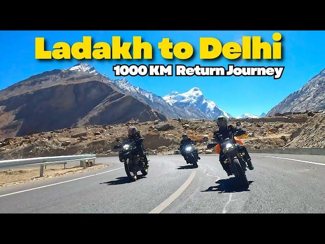 Kargil to Delhi on Triumph Scrambler 400X | Ladakh 2024