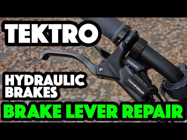 How to Repair a Broken Tektro Brake Lever with Simple Tools