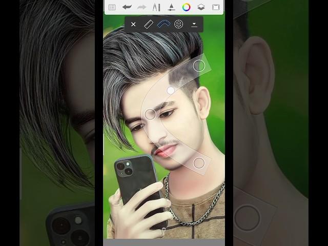 edit photo short hair cut !!