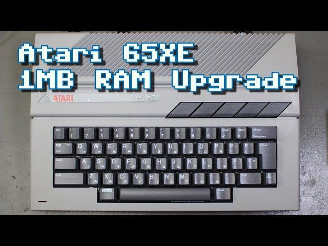 Atari 65XE Ultimate1MB Upgrade & Retrobrighting