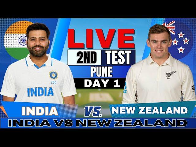  Live: India vs New Zealand 2nd Test Day 1, Live Match Score & Commentary | IND vs NZ Live Match