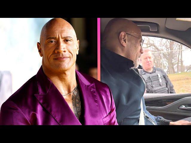 Dwayne Johnson Gets Pulled Over and Teases Police About Having 'Guns'