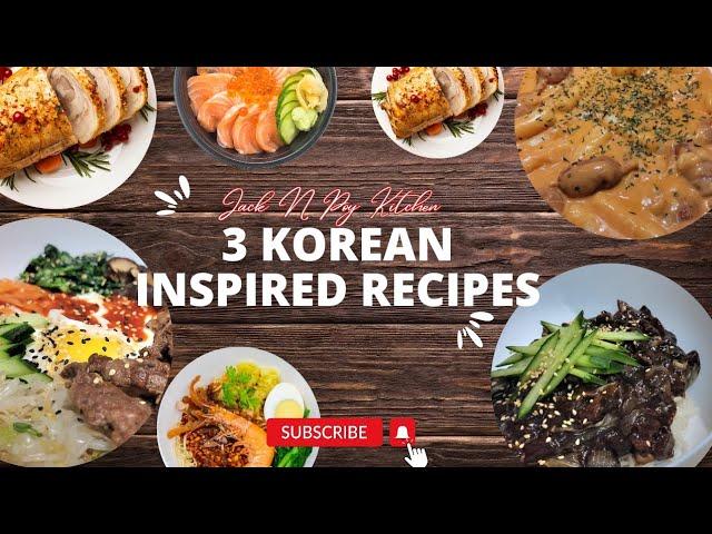 3 KOREAN INSPIRED RECIPES/ Jack N Poy Kitchen