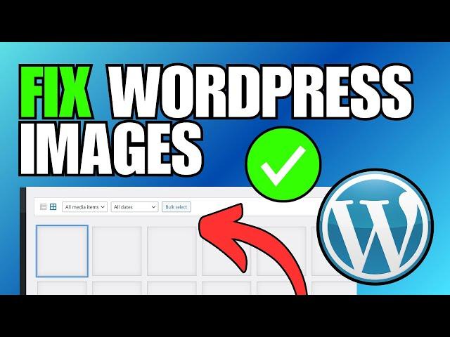 FIX WordPress Images Not Showing in Media Library