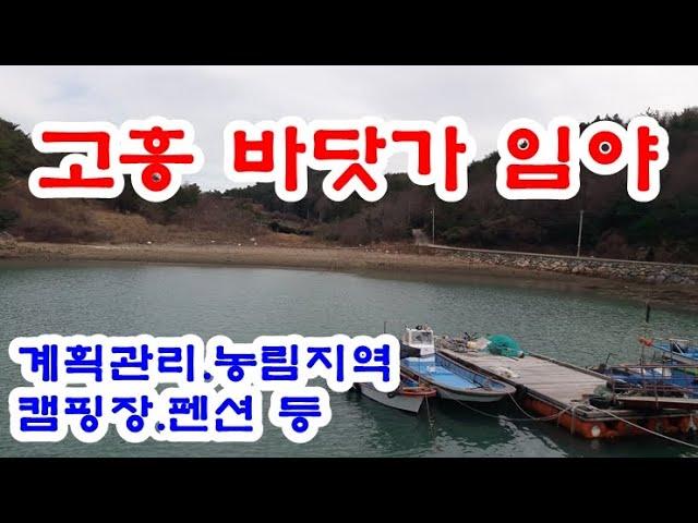 고흥군부동산 임야 6억원/ 동일면 백양리 나로대교와 형제섬이 조망되는 바닷가 전망좋은 임야 20,000㎡ 분할매매