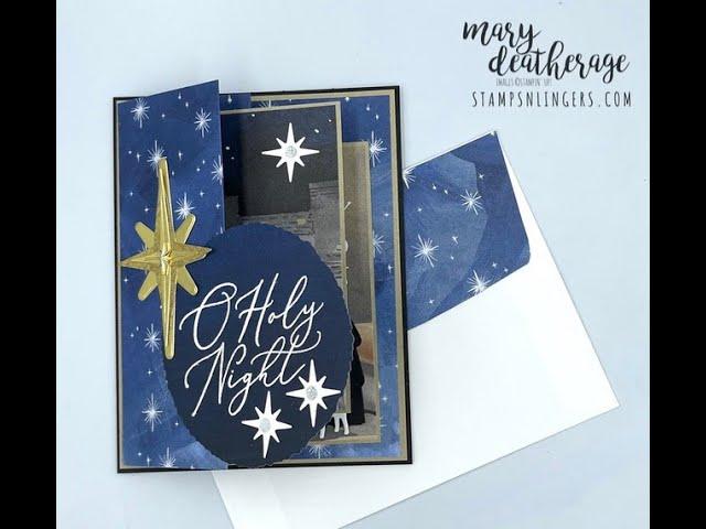 Stampin Up//Night Divine//Stars At Night//O Holy Night//2 4 6 8 fold//Sneak Peek//Sep-Dec 2023 Mini